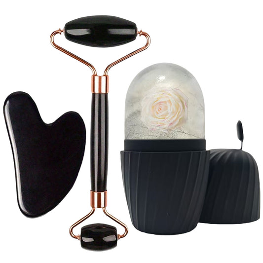 Dual-head Massage Roller Facial Massage Tool Set