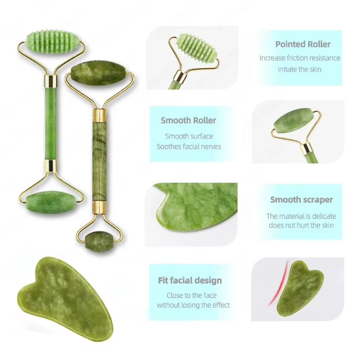 Jade Roller Physiotherapy Scraping Massage