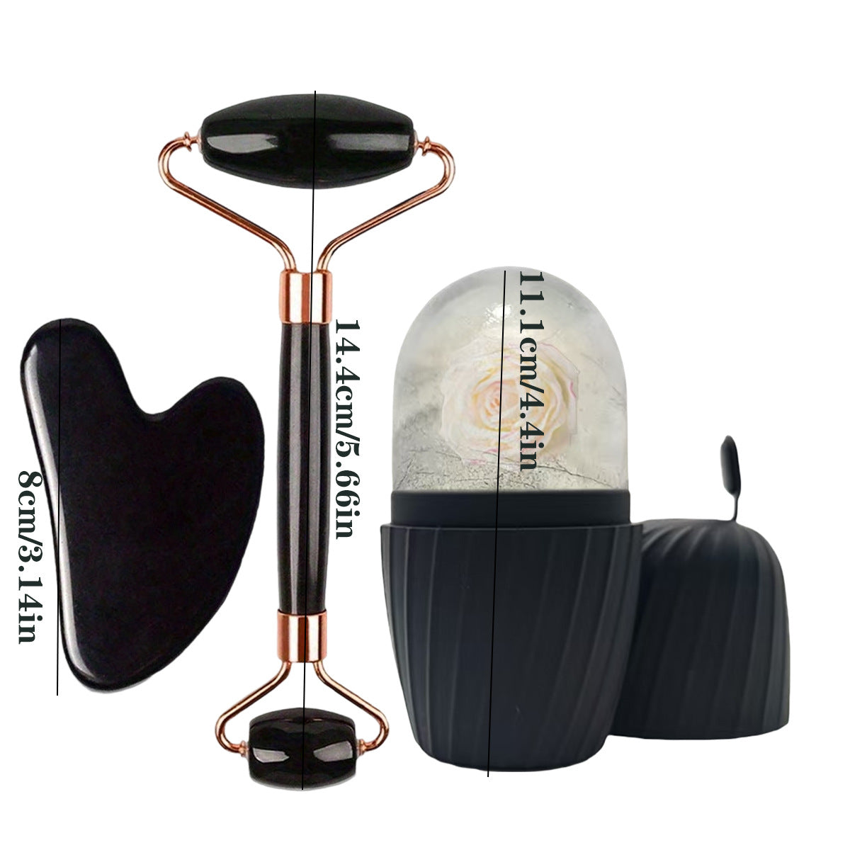 Dual-head Massage Roller Facial Massage Tool Set