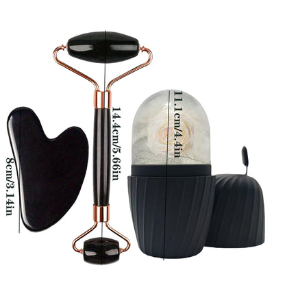 Dual-head Massage Roller Facial Massage Tool Set